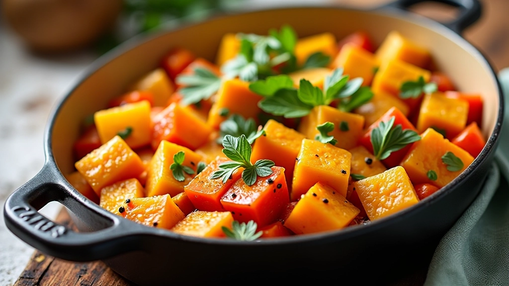 Tabuleiro de vegetais assados coloridos no forno, apresentação apetitosa