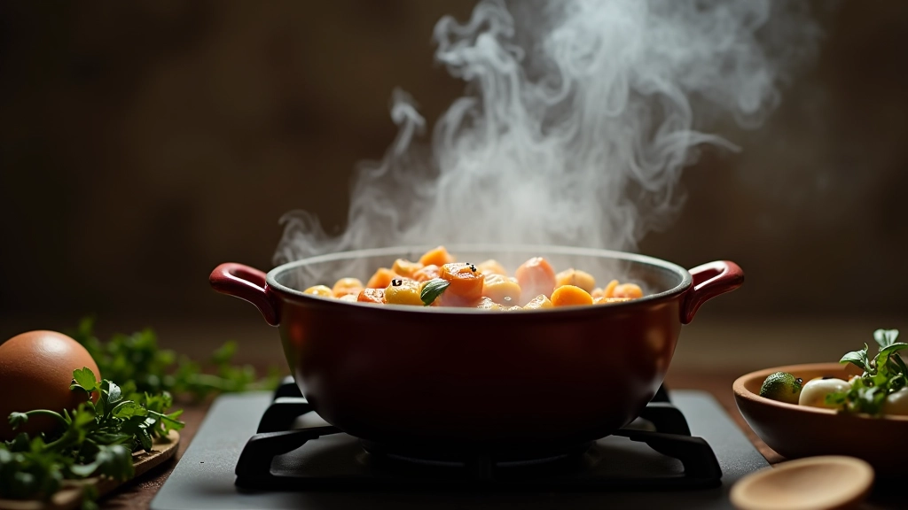 Tacho português tradicional no fogão